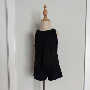 XS (4-5) crewcuts flutter shorts and racerback tank in performance jersey